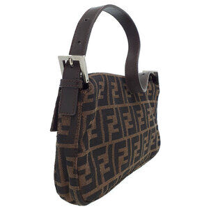 Fendi Zucca Shoulder Semi Bucket Mamma Bag